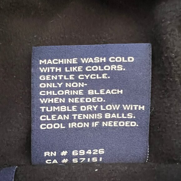 Men's Puffer Vest, G.H. Bass & Co., Black, Zip up, Fleece Lined, XL, EC! - Picture 6 of 15